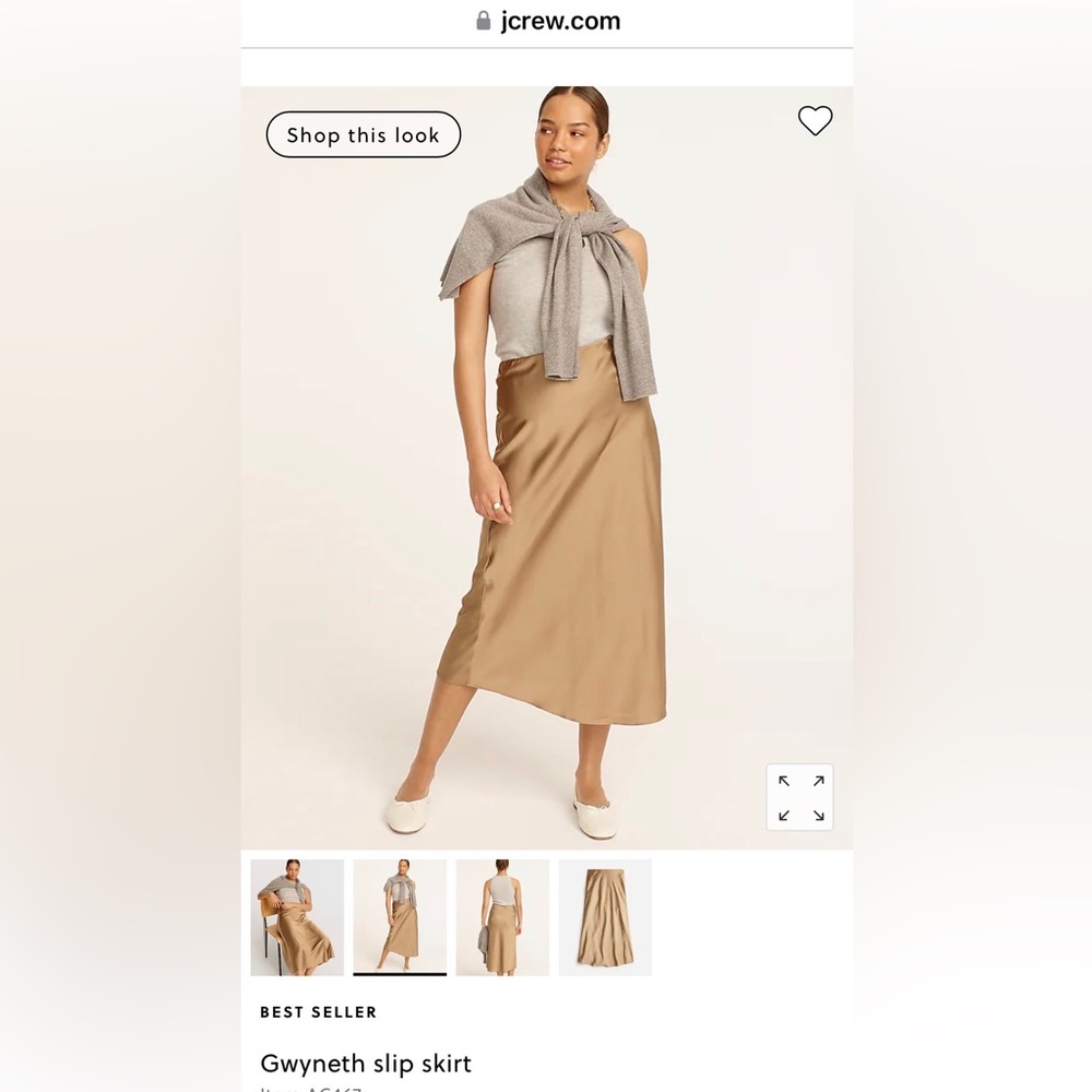 J. Crew Gwyneth Slip Skirt For Women